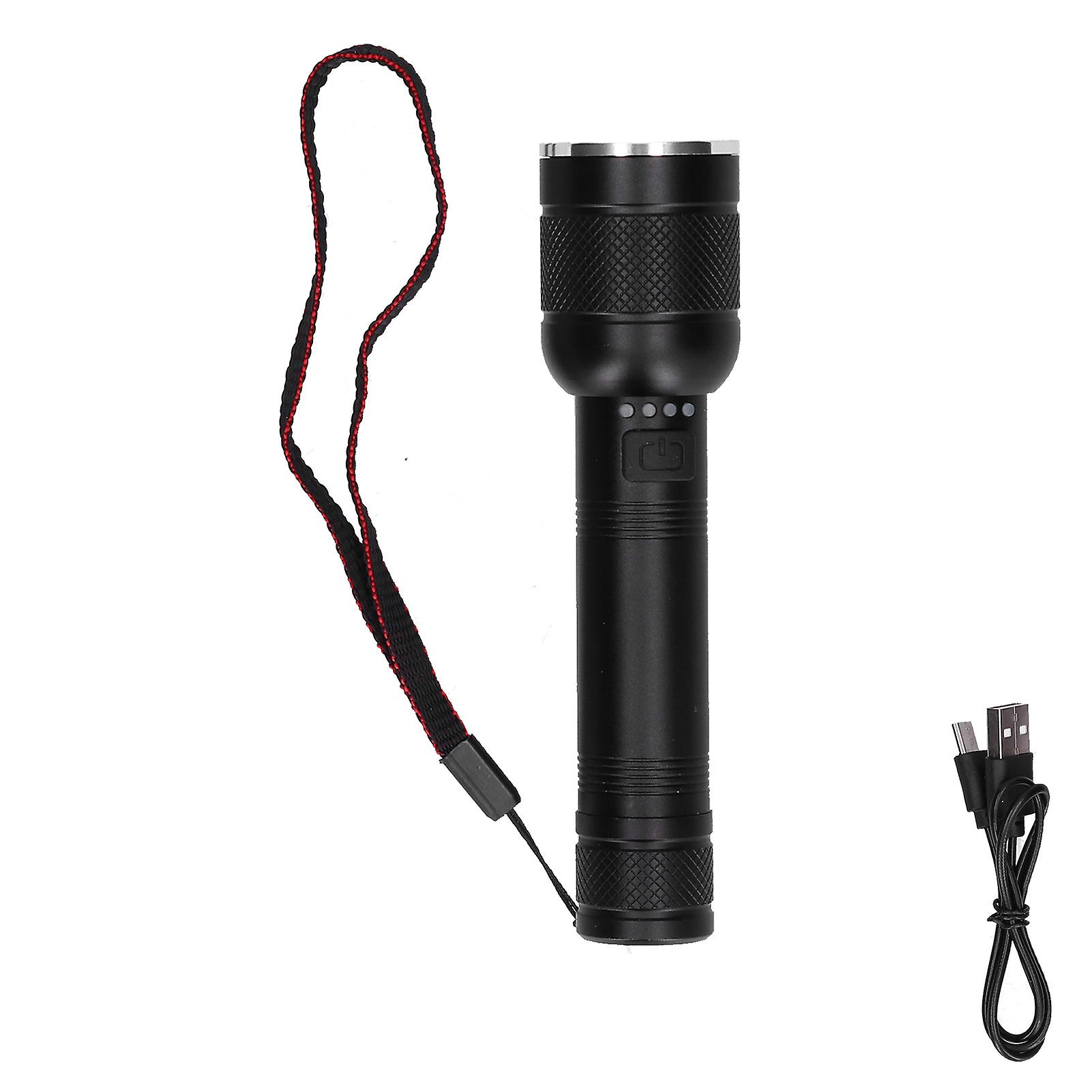 Flashlight Usb Rechargeable 2000lm Waterproof Flashlight For Outdoor Adventure Hiking Camping Household Emergency