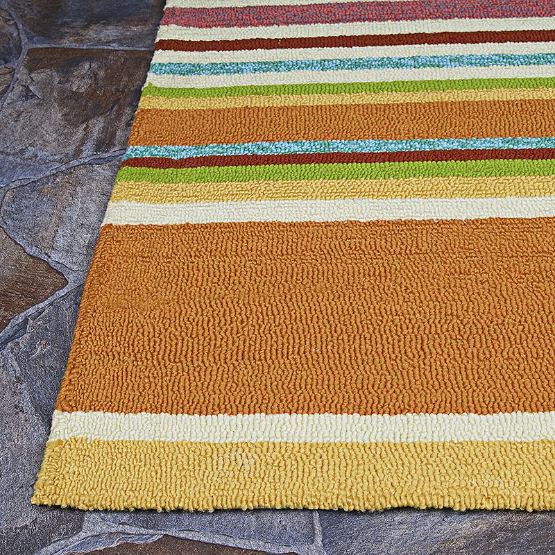 Couristan Covington Sherbet Striped Indoor Outdoor Rug