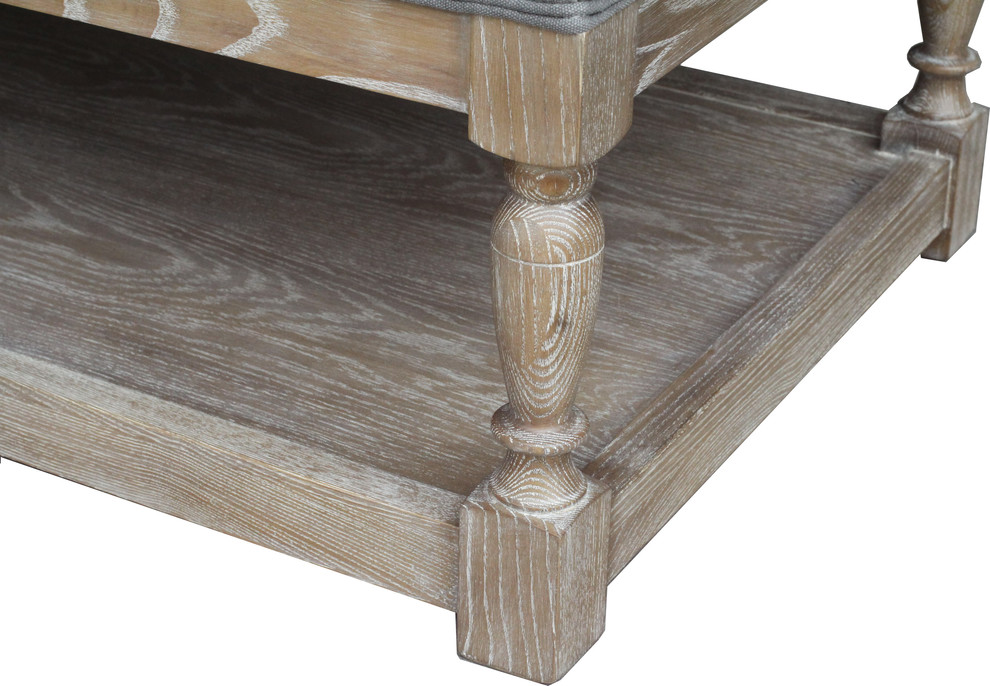 Athena Square Coffee Table   Farmhouse   Coffee Tables   by Pangea Home  Houzz