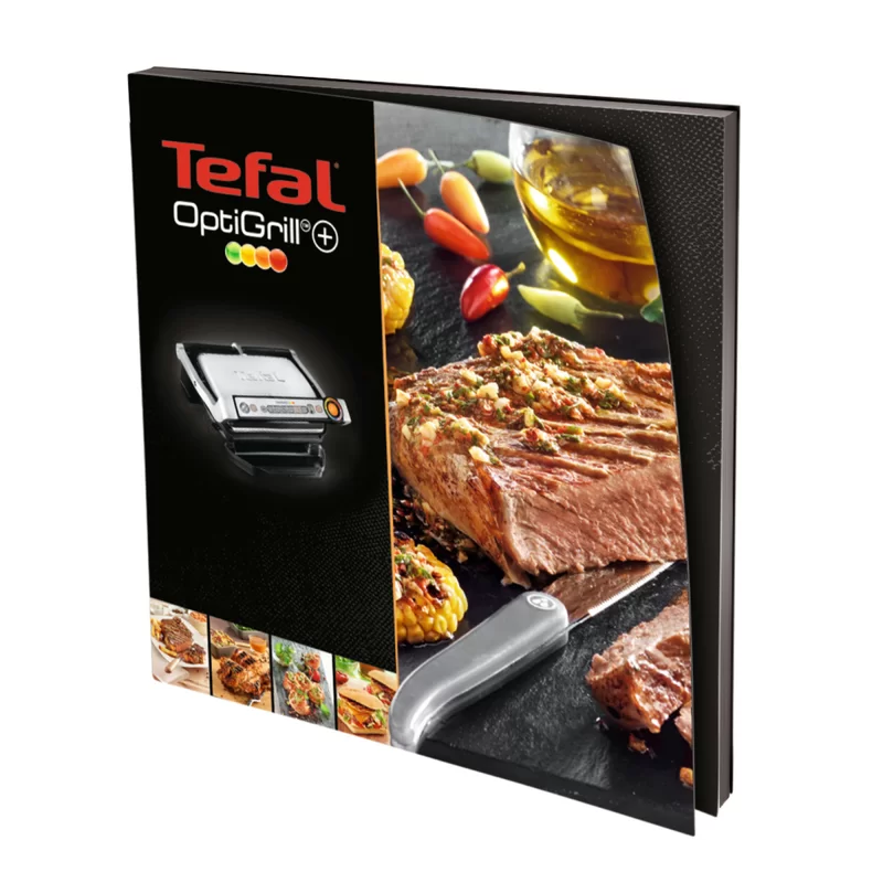 T-Fal GC712D54 OptiGrill + Grill with Automatic Sensor Cooking， Multicolor