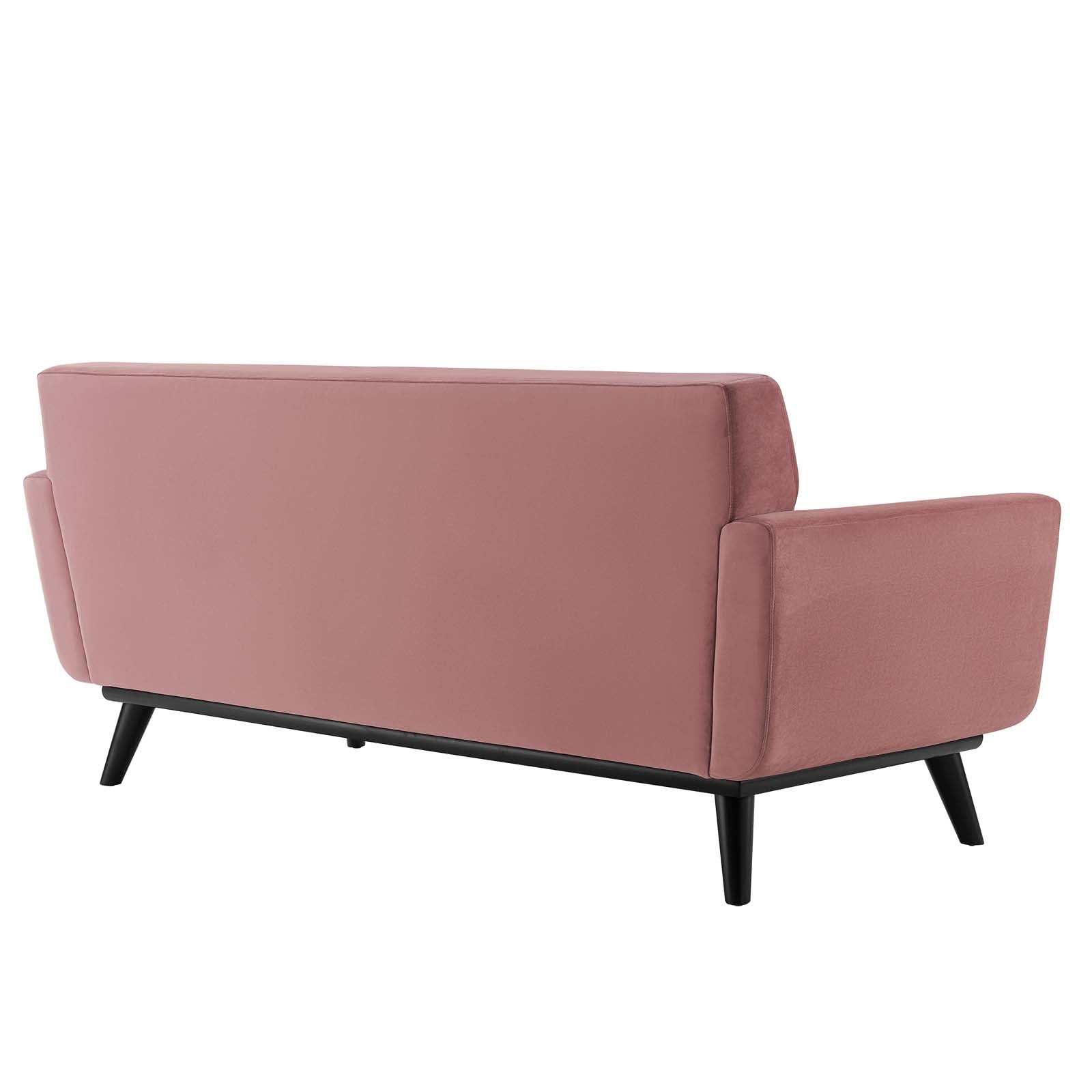 Engage Channel Tufted Performance Velvet Loveseat