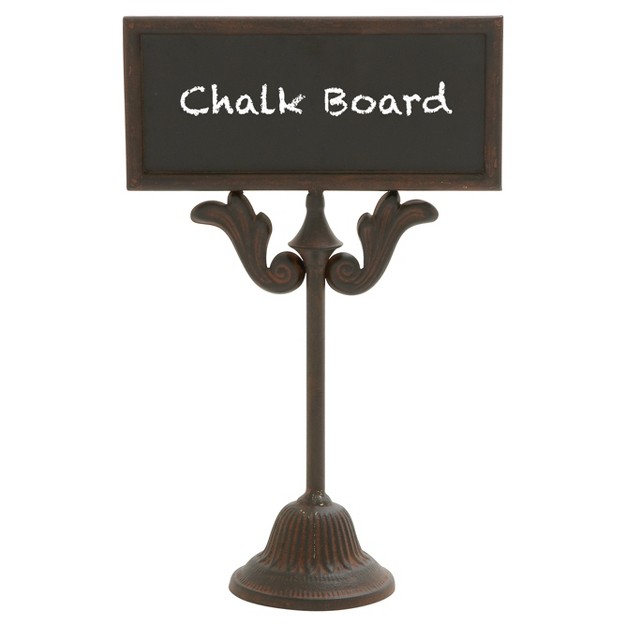 Sign Of The Times Rustic Iron Chalkboard And Stand 16 quot Olivia amp May