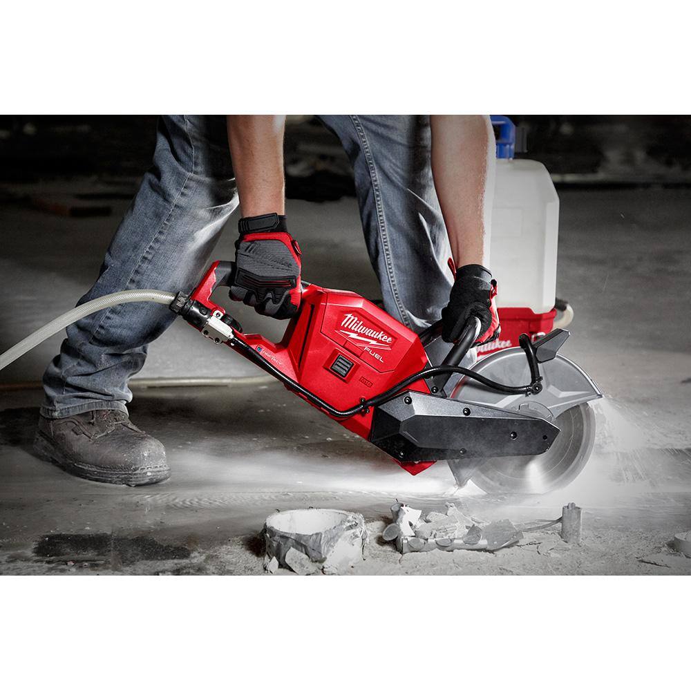 MW M18 FUEL ONE-KEY 18V Lithium-Ion Brushless Cordless 9 in. Cut Off Saw Kit W(2) 12.0Ah Batteries  Rapid Charger 2786-22HD