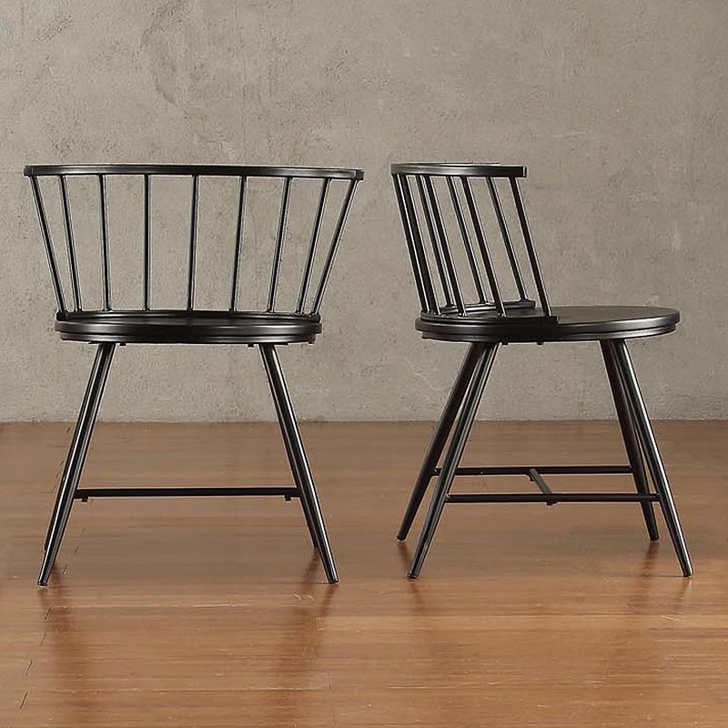 HomeVance Emmet 2-piece Low Back Windsor Chair Set