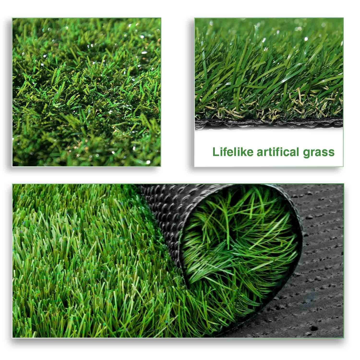 LITA 7'x13' Multi Purpose Artificial Grass Synthetic Turf Indoor/Outdoor Doormat/Area Rug Carpet (91 Square FT)