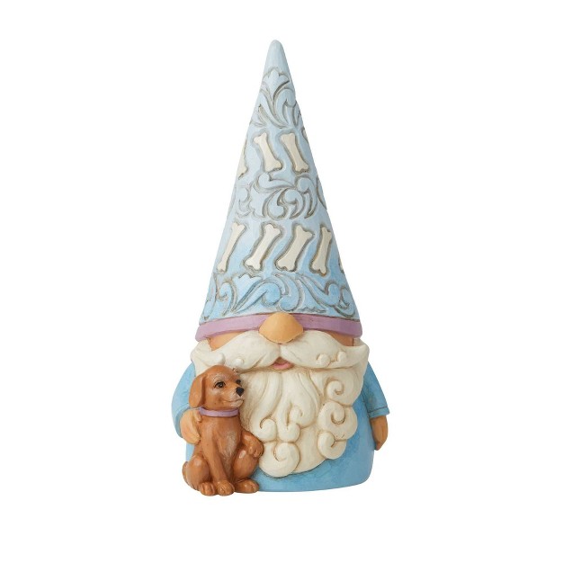 Jim Shore Gnome Better Friends One Figurine 5 5 Inches Puppy Dog Heartwood Creek 6010289 Resin Blue