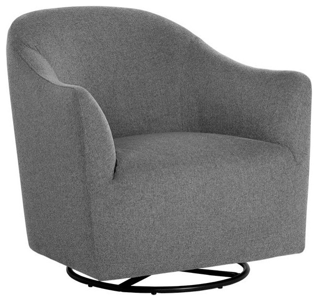 Phyliss Glider Lounge Chair  Belfast Koala Gray   Contemporary   Indoor Chaise Lounge Chairs   by Virgil Stanis Design  Houzz