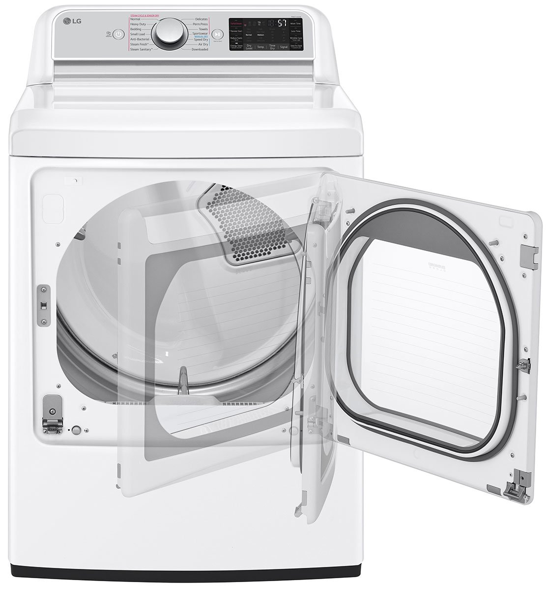 LG 7.3 Cu. Ft. White Gas Dryer With TurboSteam