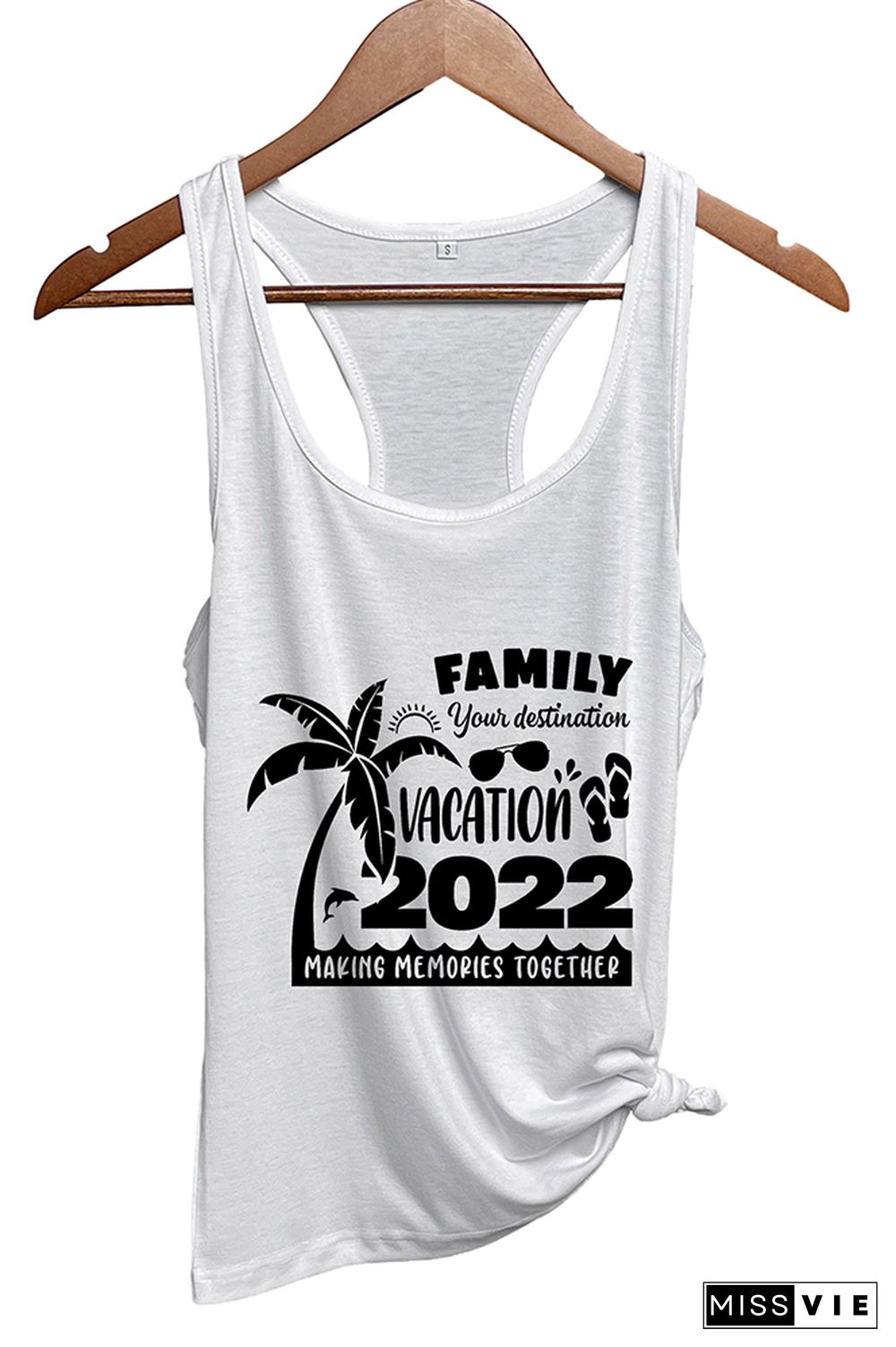 Family Vacation 2022 Graphic Tank Top Wholesale