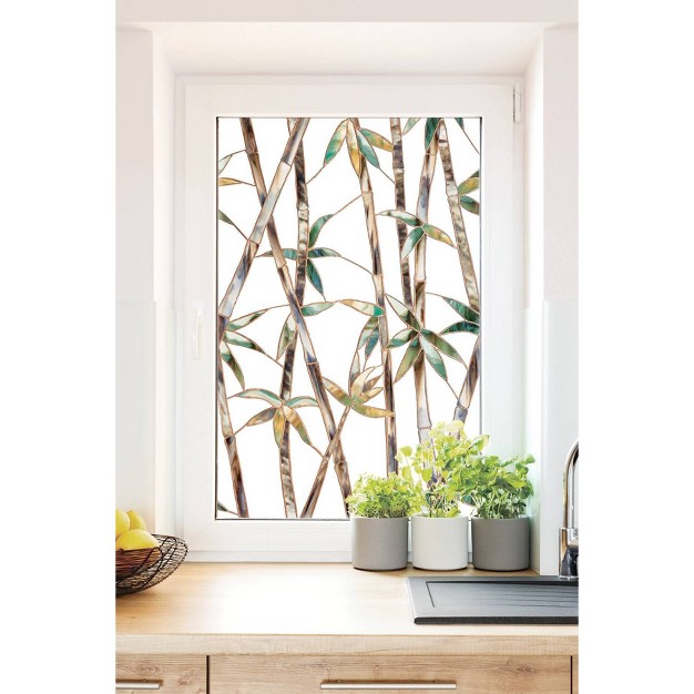 X 36 quot Glass Bamboo Window Film Artscape