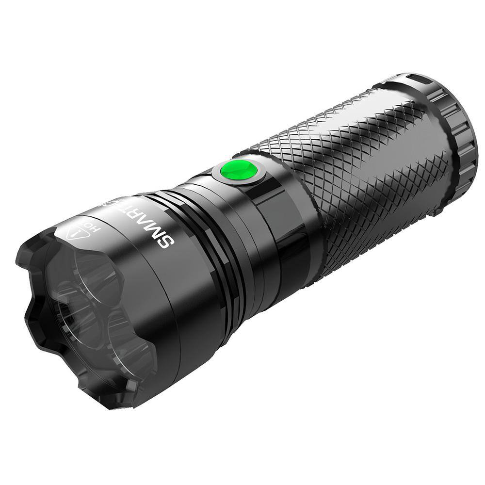 Smartech Products 8000 Lumen Rechargeable Flashlight with 10000 mAH Jump Starter and Power Bank ULTRATECH-8000