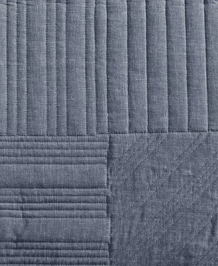 Eddie Bauer Hidden Lake Chambray Blue Twin Quilt Set