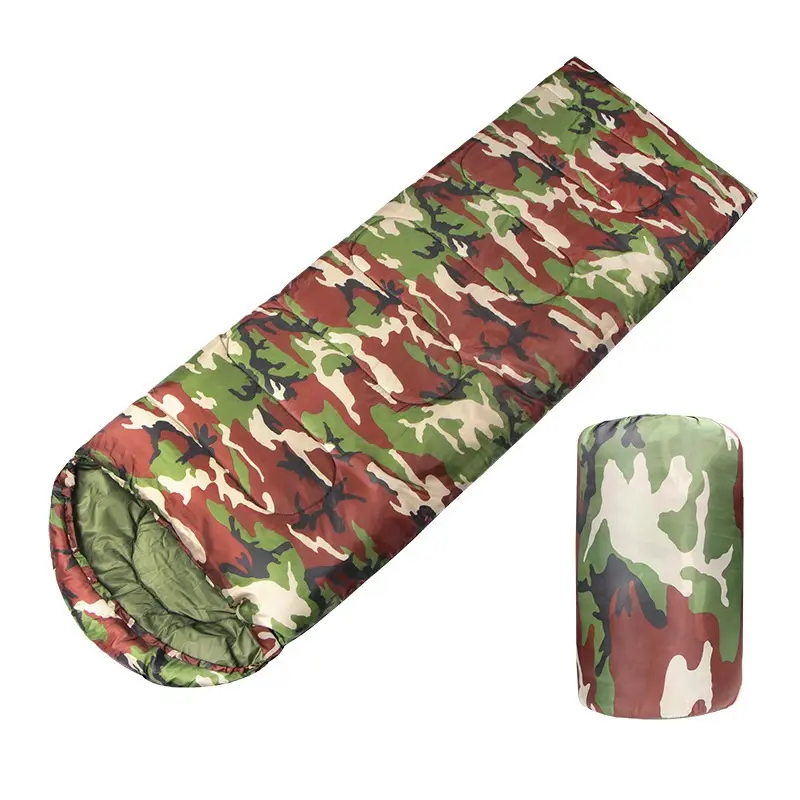 Camouflage sleeping bag camping hike waterproof portable sleeping bag