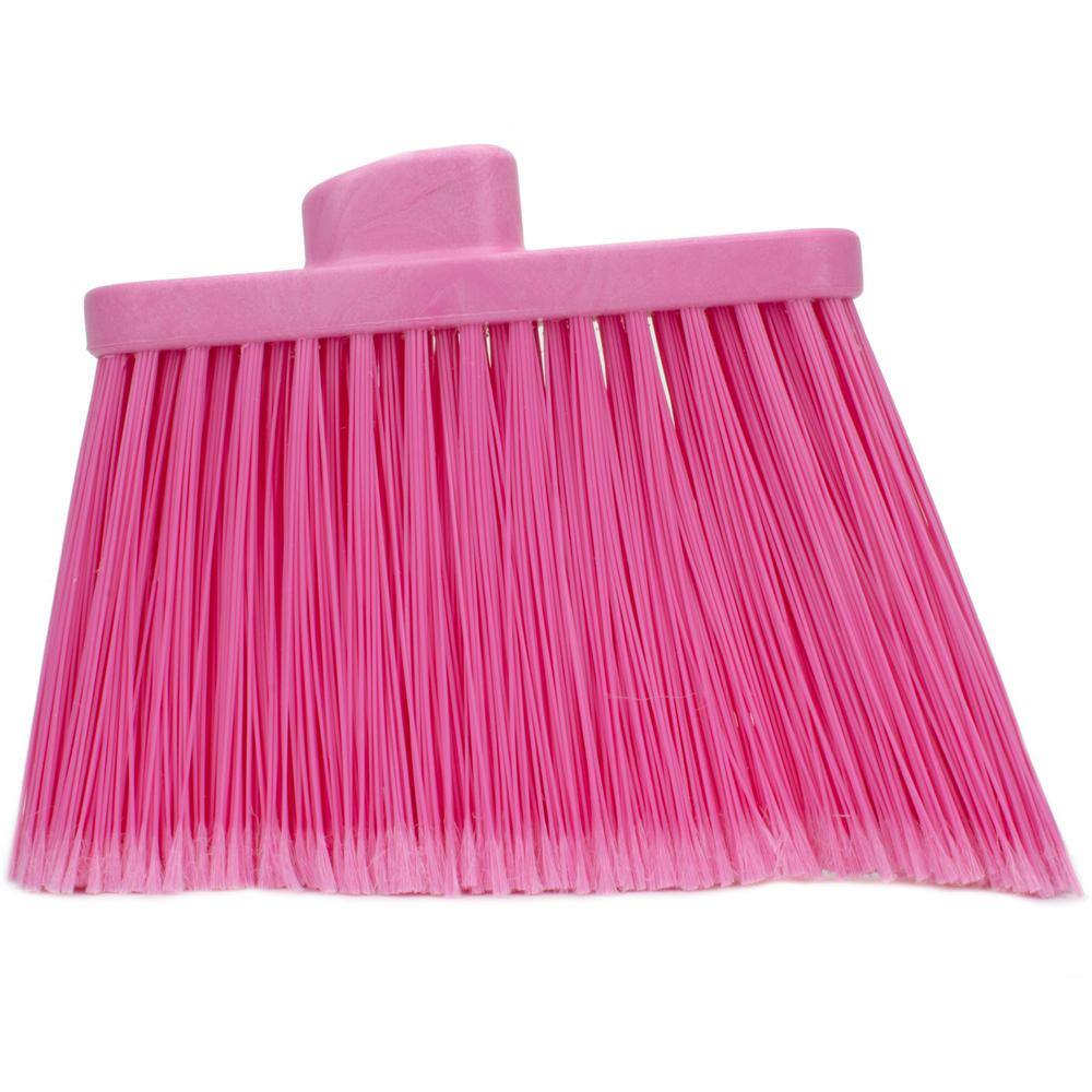 CFS Brands Sparta 12 in. Pink Polypropylene Flagged Upright Broom Head (12-Pack) 36867EC26