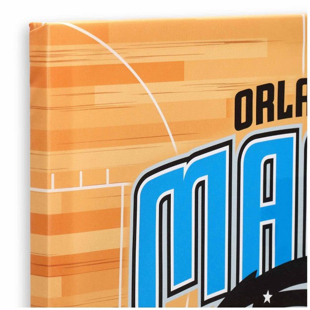 Nba Orlando Magic Court Canvas Wall Sign