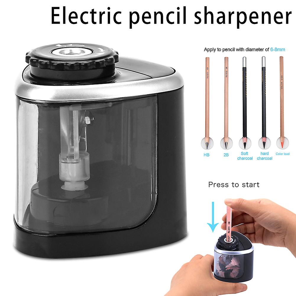 Electric Pencil Sharpener Effortless Safe Automatic Touching Switch School Office Classroom Kids(a)