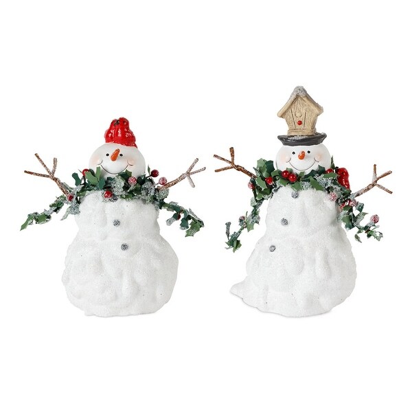 Terra Cotta Snowman (Set of 4)