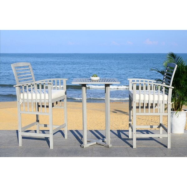 SAFAVIEH Outdoor Living Pate 3piece Bar Bistro Set