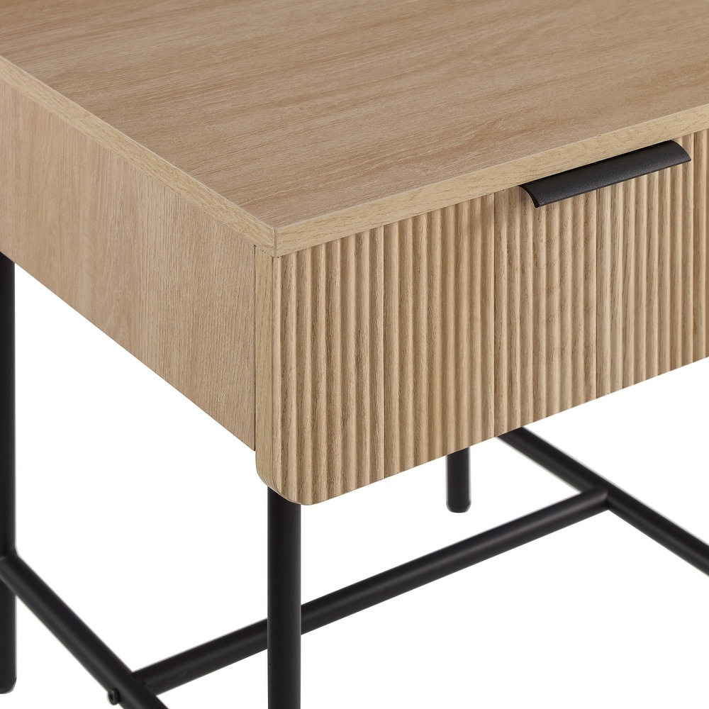 Middlebrook Designs Minimal Fluted Door Side Table