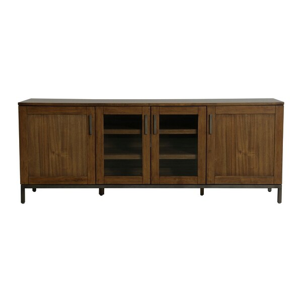 Abbyson Marty 72 Inch Wood Media Console - 72 Inch