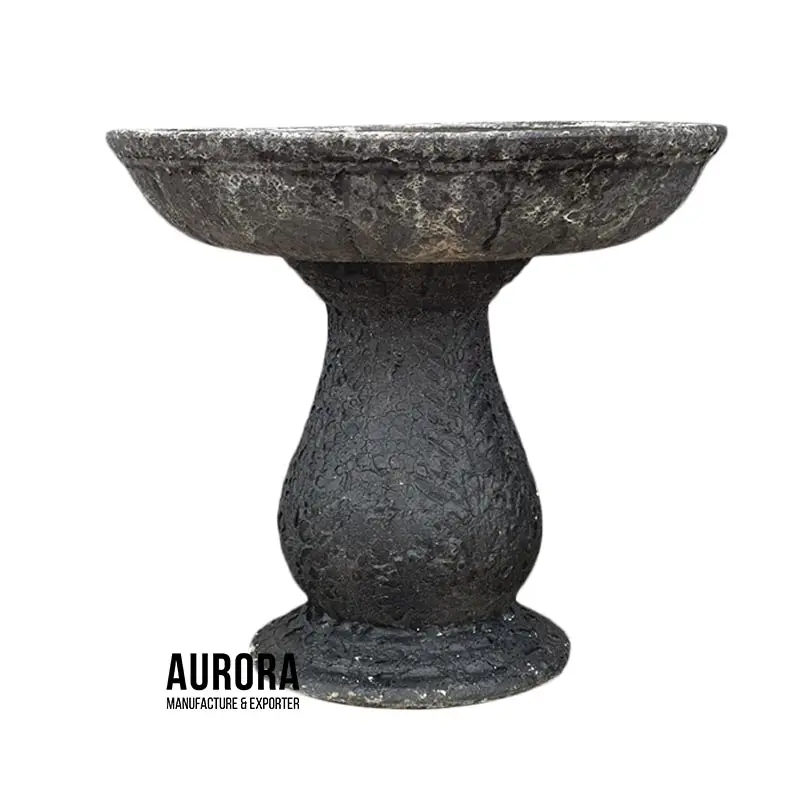 New Style High Quality Bird Bath Ceramic Planters Large Outdoor With Free Logo