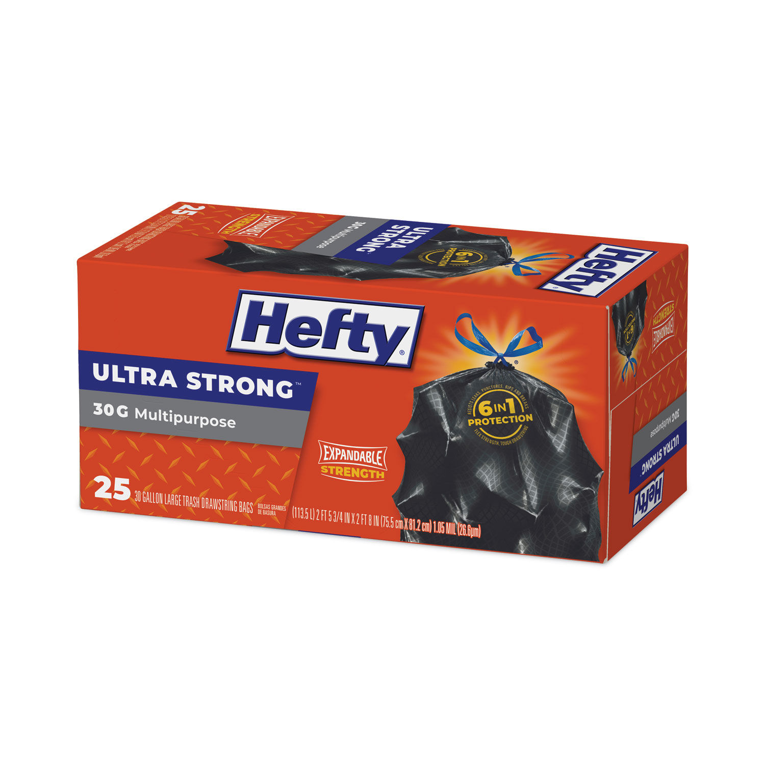 Ultra Flex Waste Bags by Heftyandreg; RFPE80627