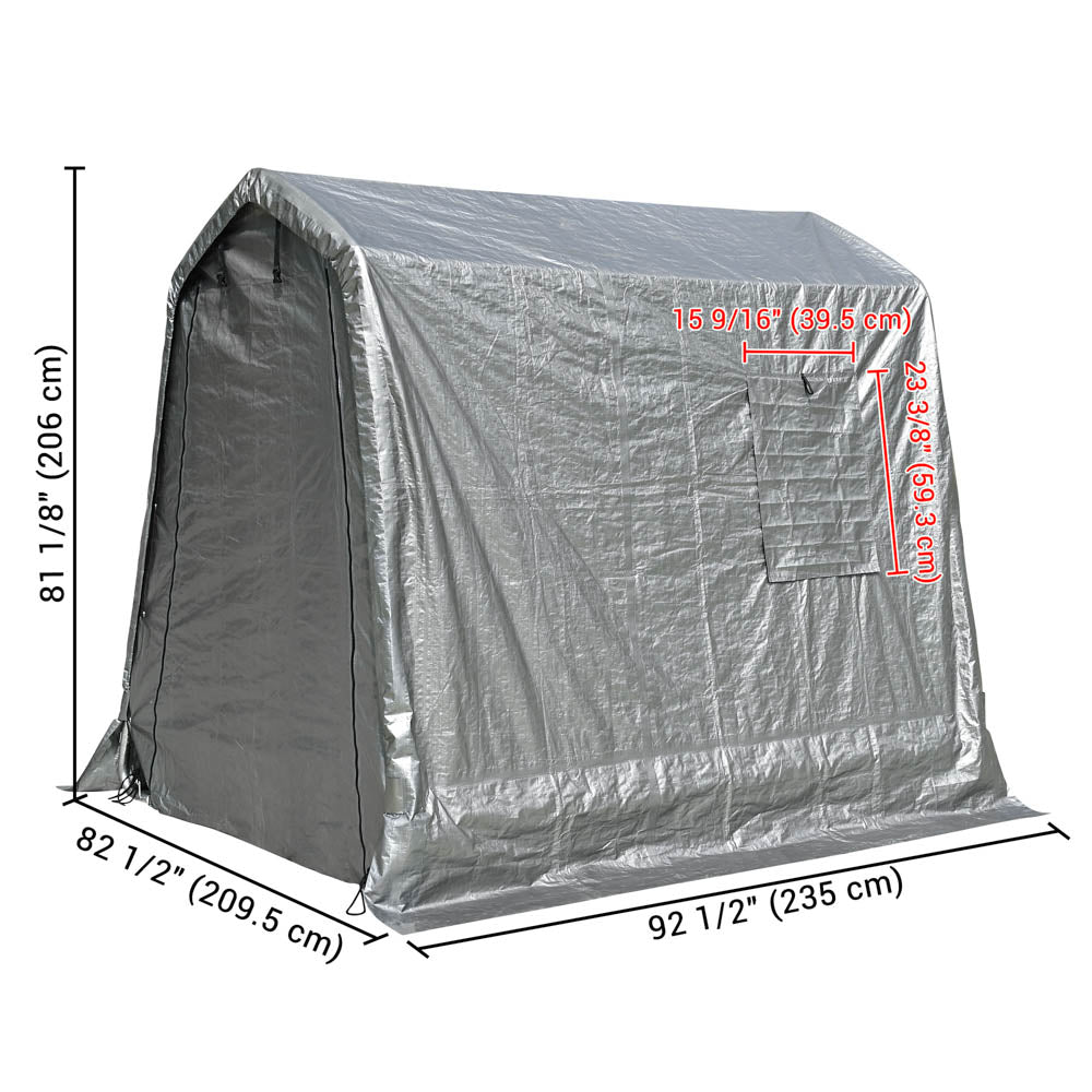 Yescom 6'x8' Portable Garage Shelter Carport Storage Shed