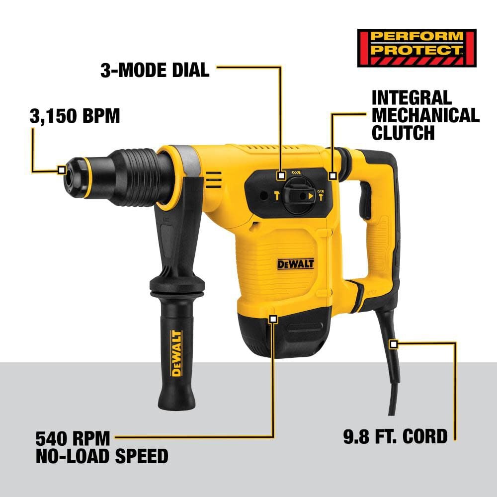 DEWALT SDS Max Combination Hammer 1 9/16" D25481K from DEWALT