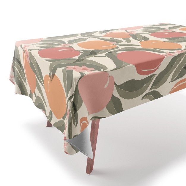 Cuss Yeah Designs Abstract Peaches Tablecloth Deny Designs