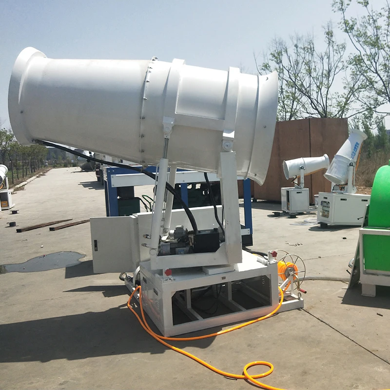 20 100m Water Mist Cannon For Dust Control Machine Mobile Fog Cannon For Construction Plant Customized Metal Sprayers