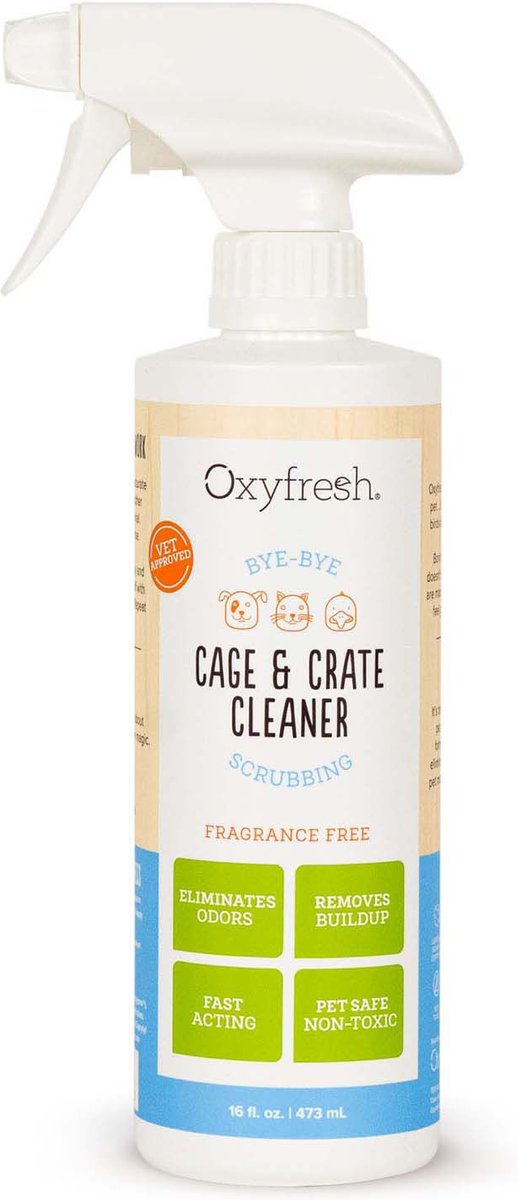 Oxyfresh Crate and Cage Cleaning Spray， 16-oz bottle