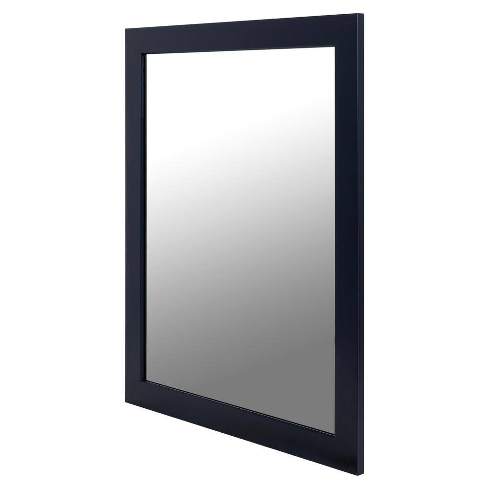 Home Decorators Collection 26.26 in. W x 32 in. H Framed Wall Mirror in Deep Blue WM26-DB