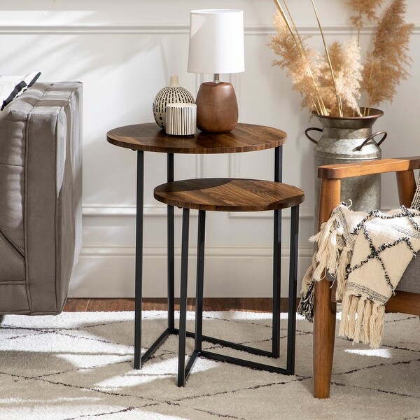 Middlebrook V-leg Nesting Side Table Set