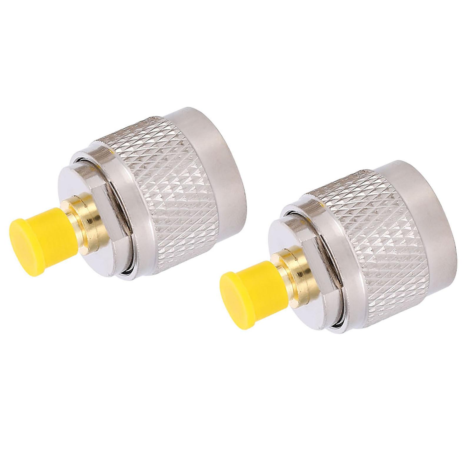 2pcs Type N Male To Sma Female Rf Connector Coaxial Adapter Test Converter