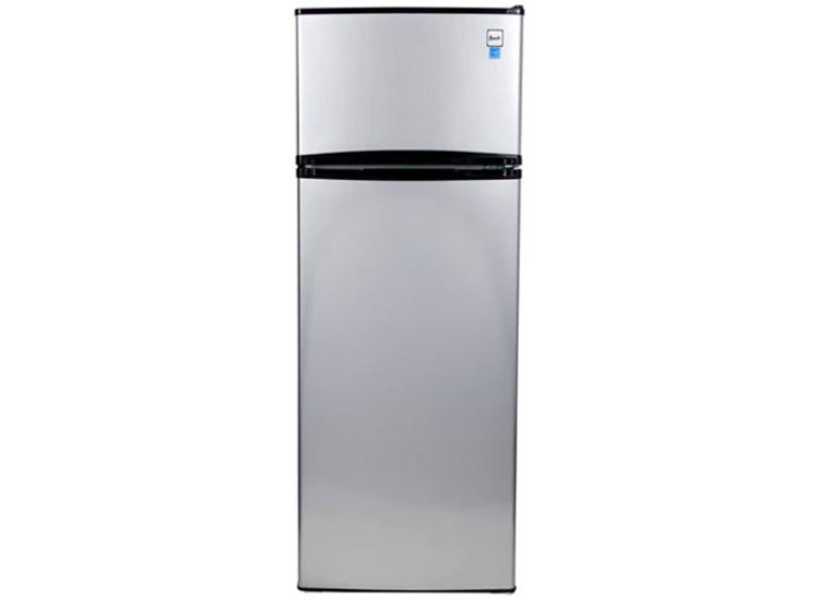 Avanti 7.3 Cu. Ft. Stainless Steel Apartment Size Refrigerator