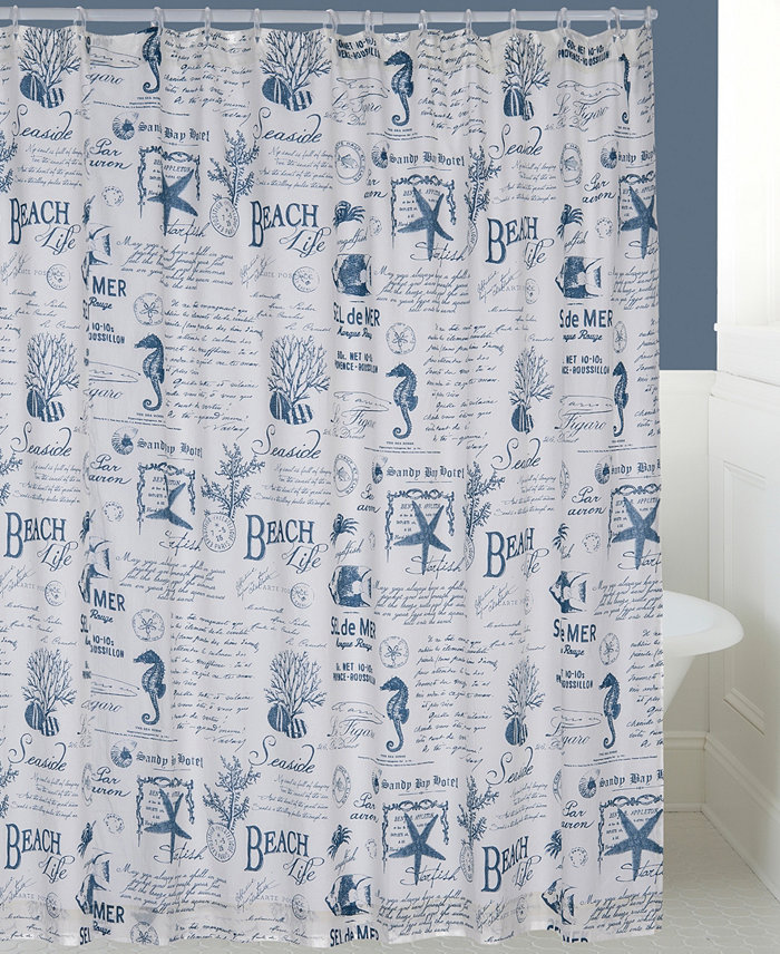 Levtex Beach Life Shower Curtain 72 x 72