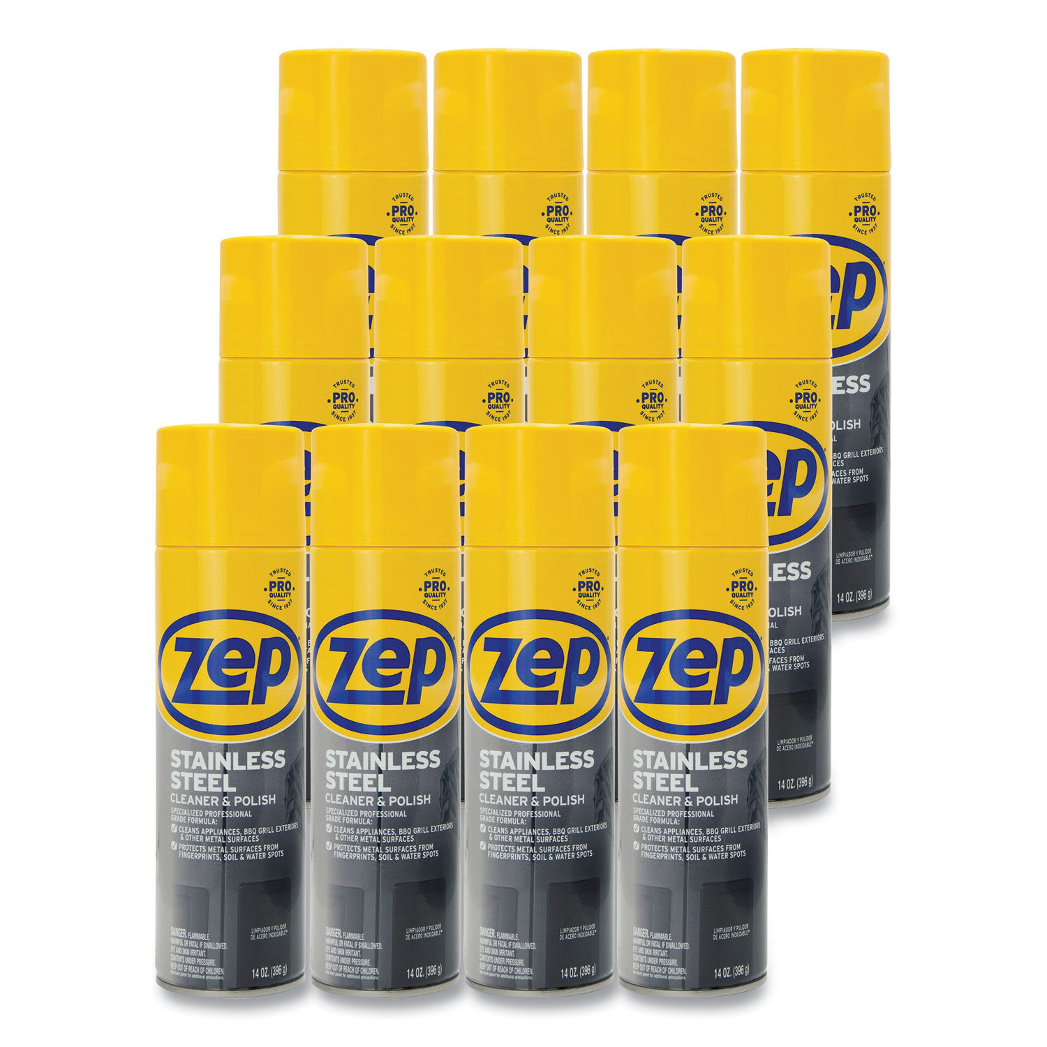 Stainless Steel Polish by Zep Commercialandreg; ZPEZUSSTL14CT