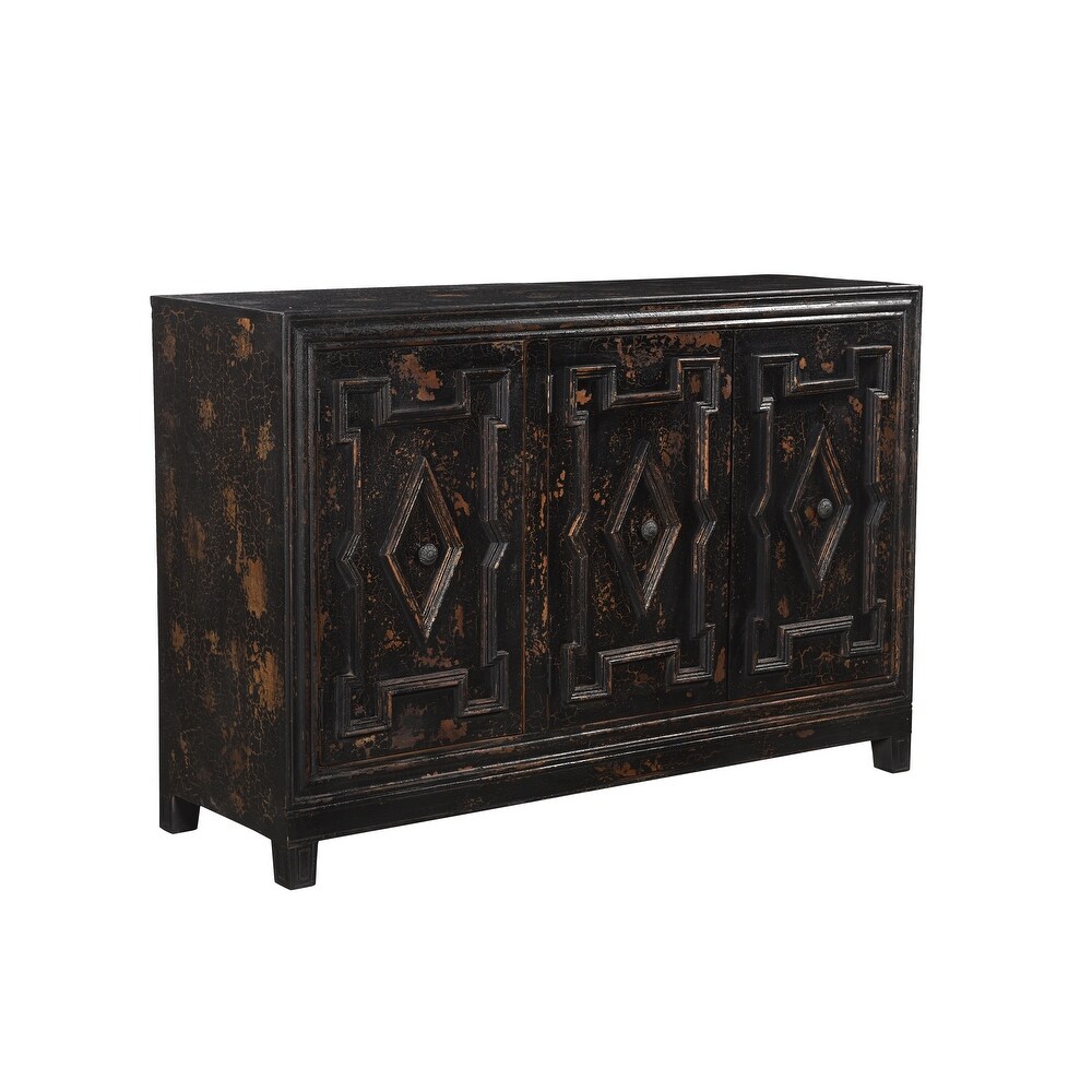 Aubrey 3 Door Diamond Sideboard   58\