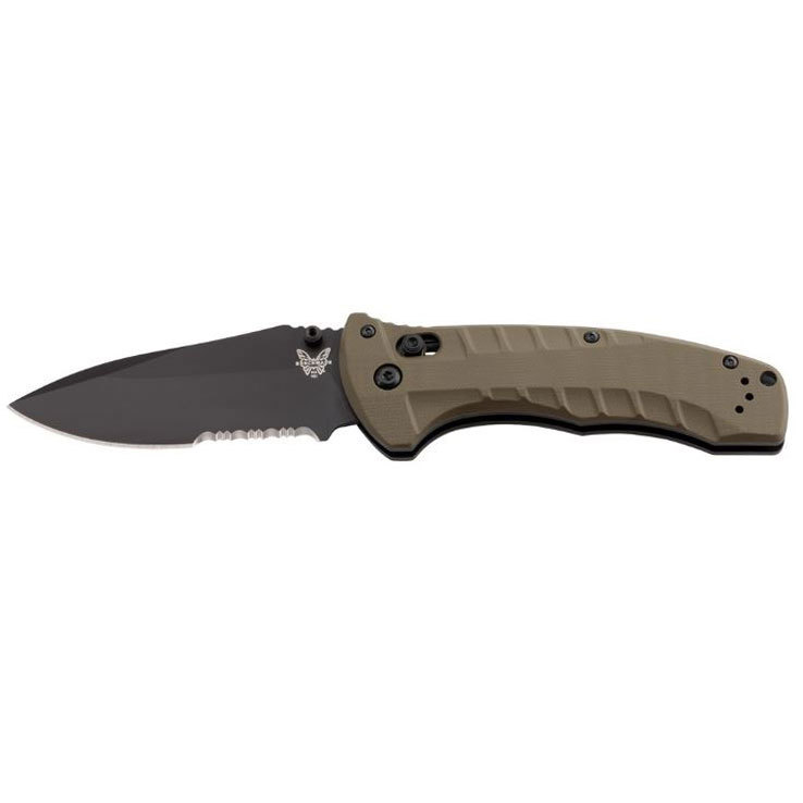 Benchmade Turret 3.70 inch Folding Knife  OD Green