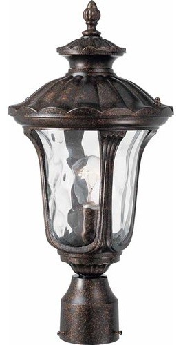 1 Light Vintage Bronze Exterior Post   Traditional   Post Lights   by Buildcom  Houzz