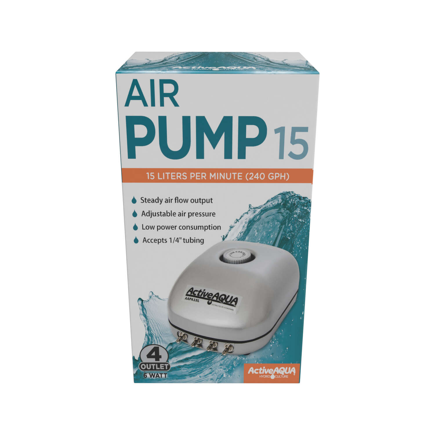 Active Aqua Hydroponic Air Pump 6 W