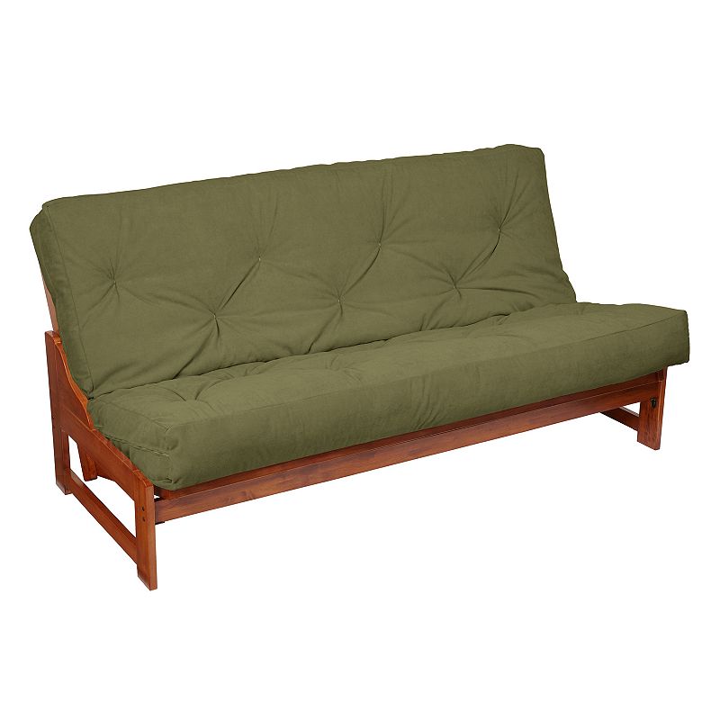 6-in. Faux Suede Futon Mattress