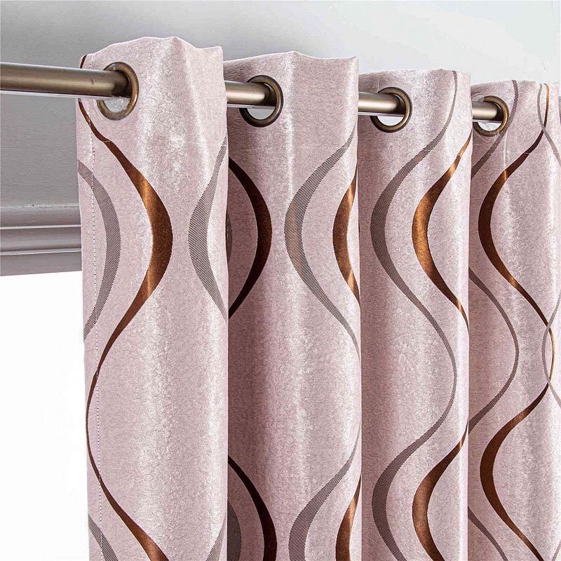 Dolce Mela Semi-Blackout Curtains Panel