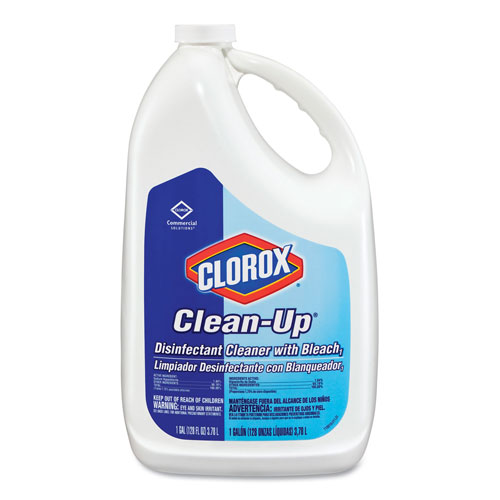 Clorox Clean-Up Disinfectant Cleaner with Bleach | Fresh， 128 oz Refill Bottle， 4