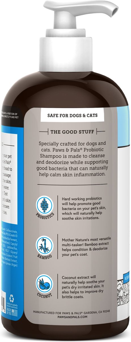 Paws and Pals Probiotic Dog and Cat Shampoo