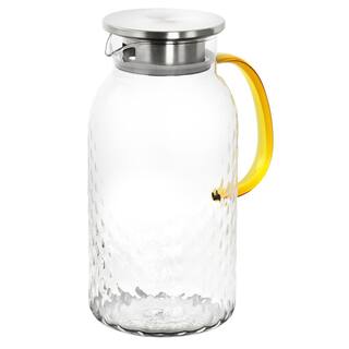 Mr. Coffee 62 fl. oz. Heat Resistant Borosilicate Glass Pitcher with Strainer Lid 985119442M