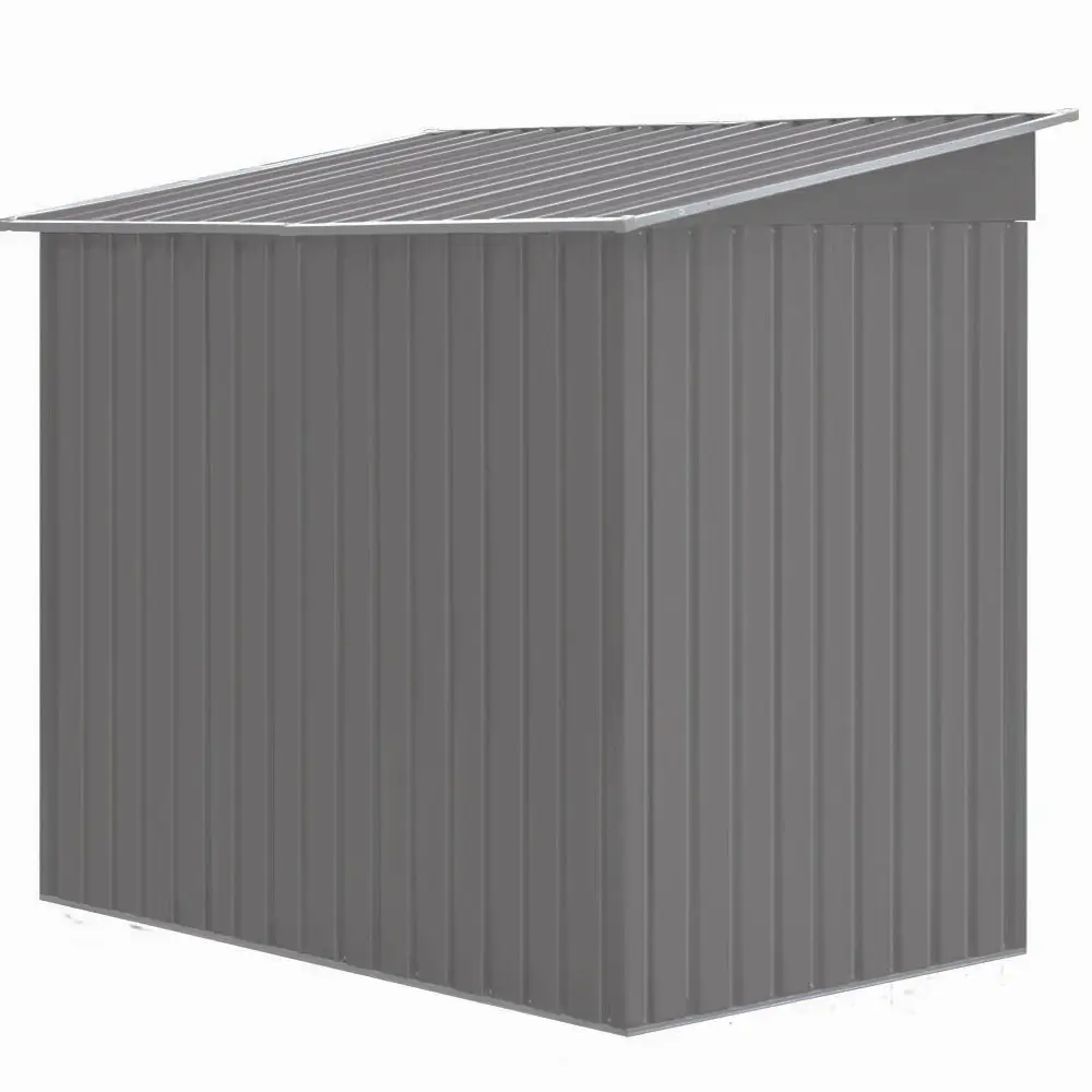 8' x 4' Galvanized Steel Tool Storage Shed Outdoor Garden Sheds Bike Sheds Garden Supplies BM668