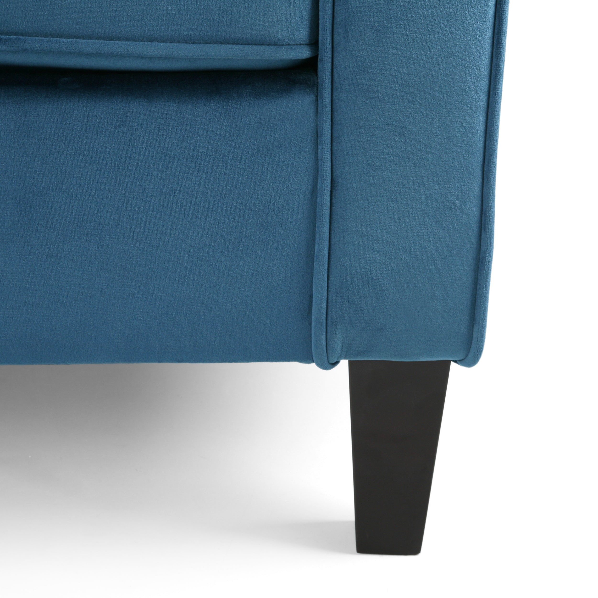 Sonny Contemporary Velvet Club Chair