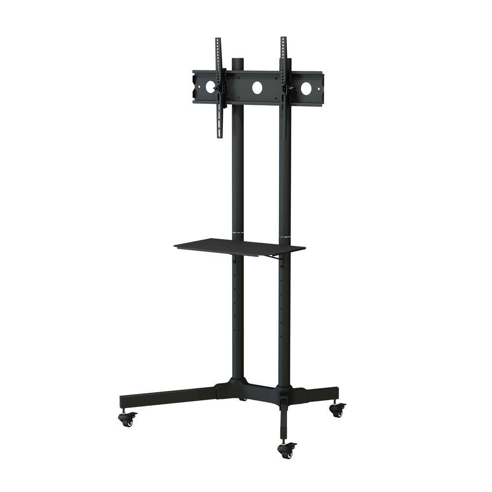 ProMounts Rolling Mobile TV Cart with Shelf for TVs 32 in. to 70 in. for Classrooms and Offices Universal TV Floor Stand Mount AFC6402-02