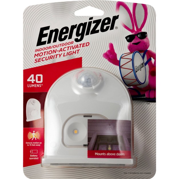 Energizer Led Motion Outdoor Wall Light White